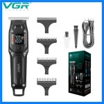 VGR 964 전기 머리 깎기 전문 디지털 디스플레이 페이드 컷 남성용 무선 트리머 : 더미니마켓