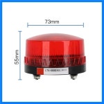 LTE-5061 미니 스트로브 경보등: 소리 및 빛 경고, 12V-220V 호환성, 상시 점등/점멸 모드 : 더브라이트홈