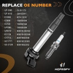 4개 세트 2008 2017 90919 02252 619 폰티악 호환 90919 8L : 굿바잉11