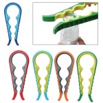 4in1 다기능 병따개 캔 오프너 맥주 와인 뚜껑 리무버 야외 파티 바 주방 도구 Orange : 레이븐필드