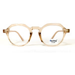 할리 HARLEY 두꺼운 동글이 뿔테안경테 투명안경테 H5477 C3 투명브라운 : OPTICAL MANIA