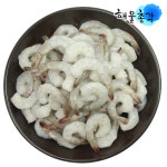 해물총각 생 칵테일새우 냉동 깐 탈각 흰다리 새우 특대 감바스용 새우살 홈마카세 900g : 해물총각