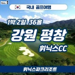국내 강원평창 휘닉스 1박2일 골프패키지 : 조이 투어