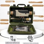 고 2KW 휴대용 디젤 주차 히터 신형 12V/24V 캠핑용 에어컨 (RV, 자동차, 트럭, 텐트용) : 케어상사24