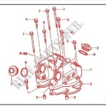 실린더 헤드 커버 개스킷 혼다 SPORTRAX TRX400EX 99-14 NX4 팔콘 04-15 브라질 아르헨티나 CB400SS 02-08 : 범이소공업