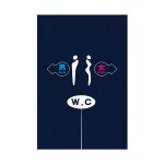 남녀 가림막 칸막이 화장실 140 커튼 가로 CM 회사 WC 105 세로 공중화장실 : 리틀보이01