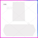 NR-2012-20 tesla 호환 Model S / 16-20 X 대시보드 + 내비게이션 스크린 필름 보호 강화 유리 : 준레드