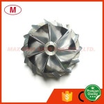 자전거정비GT15-25 고성능 터보 알루미늄 2618 밀링 빌렛 컴프레서 휠 784363-0002B/735475-0002 38.58/52.00mm 7 + 블레이드... 