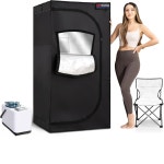 휴대용 스팀 사우나 99분 빠른 31 80 기능 3L 접이식 방수 가열 디자인 3중 단열 Bla Full Size : 셀렉트마켓2025