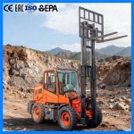 공장용 디젤 전지형 지게차 4륜 구동 험지용 창고 농장 건설 오프로드 맞춤 제작 가능 : nuanua9