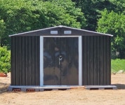 이지하우스 스틸 라지 플러스 8X10 농막 간이 야외 이동식  조립식 창고 : 주식회사 이지하우스