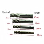 4PCS 카바이드 커터 엔드 4 라우터 플루트 밀링 6MM 12MM HSS CNC 도구 : 만물센터마켓