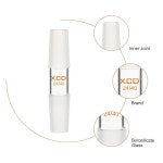 XCD 스트레이트 어댑터, 붕규산염 유리 어댑터 30mm - 24/40 접지 내부 표준 테이퍼 조인트 2개, 실험실 사용에 적합 14/20 : Amazing007