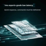 V108 무선 게이밍 키보드 3 모드 10000MAH 기계식 키보드 저지연 PB 무소음 Wired Power Axis : 구름세탁소