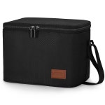 남성용 Aosbos 도시락 가능한 홈브르 보온 7 블랙 파라 재사용 5L 누수 방지 용기 : 다한당-2