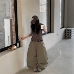 백포켓 코튼 벌룬 와이드 PT - G6078 : 워무드마인