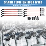 Cadillac Esc de 6 2L 2007 2008 Im 5 3L 2006 2008 용 8 Pc 점화 플러그 와이어 점화 케이블 교체 : 하루담그림자