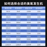 오존 생성기 발생기 작업장 농장 공기 살균 소독 기계 5g : 선아공구