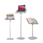 조절 가능한 포디움이 있는 호코더 뮤직 북 스탠드, 쿡 & 악보 홀더, 페이지 클립이 나무 바닥 홀더 : 글로벌바이포유