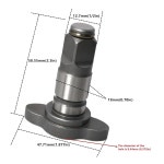 팔라트 1/2 42-06-2760 42-06-0047 사각 앤빌 어셈블리 교체용 밀워크 2767-20 2763-20 2655B-22 2655B-20 2763-059 M18 연료 : 자성피스