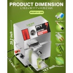 PYY 상업용 3롤 스테인리스 전기 사탕수수 주스기 600W 3-Roller-L90-Countertop : 다사는마켓
