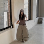 레옹 스트라이프 후드 긴팔 T : 워무드마인