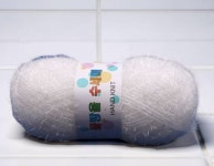 수세미 뜨기 코바늘 DIY 뜨개질 뜨개실 만들기 취미 삼베 뜨개 하얀색 화이트 : 루마스토