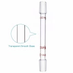 스토니랩 보로실리케이트 유리 스트레이트 커넥팅 어댑터, 실험실용 14/20 내부 조인트 2개 사이 90mm 30 mm : Amazing007