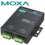 MOXA 2포트 RS422 485 시리얼 이더넷 컨버터 디바이스 서버 NPort 5230A : 한별네트워크