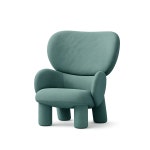 알로소 엘머파파 1인소파 패브릭소파 스툴미포함, 릴레이트/민트 밤, 1인용 : Alloso