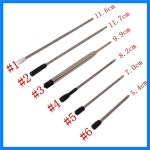 10/20PCS GENKKY 볼펜 리필 0.7mm 다른 디자인 길이 파란색과 검정색 잉크 교체 : lianlian9