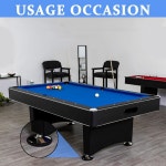 당구장 테이블 다리 심, 3인치 직경 고무 당구 레벨링 키트 가구 액세서리 풀 심 패드, Round/30Pcs : The Blue