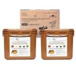 정통 한식 요리 김치통 9갤런 4L 2팩 0.9 Gal (3.4L) 1 PACK : 룰루랄라LULULALA