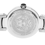 [병행 수입품] Leda Ladies Quartz 37MM Watch VNC160015 [베르사체] 시계 화이트 다이얼 스테인레스 스틸 : SAZANEL