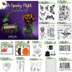 할로윈 브루 위치 스푸키 포리지 클리어 스탬프 금속 커팅 다이 스텐실 데코레이팅 스크랩북 가을 카드 공예용 1. H2844-stamps : 푸도도18