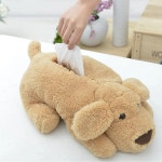 강아지 인형 뽑아쓰는 휴지 커버 베이지 : 하늘별달