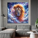 페인팅 크로스 키트 귀여운 동물 사자 고양이 폭스 드릴 모자이크 새 컬렉션 홈 인테리어 선물 1. J4388-4 : 푸도도1