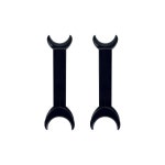 SENLIN DENTAL 8PCS 구강 치크 미백용 립 내 S/L 치과용 리트랙터 치아 DS-O0 Black-8pcs : 하늘건너마켓