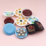 일본식 디너 플레이트 미니어처 음식 인형 집 장식 수지 공예품 1. S0310-03 : 푸도도22