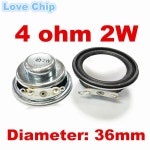 2개 스피커 혼 2W 3W 4R 8R 3와트 4옴 8옴 직경 27mm 31mm 32mm 35mm 36mm 40mm 45mm 앰프 고무 켓 스피커 : 제스121