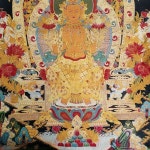 호환  티베트 티베트 실크 천 불교 관음 관음 Thangka 벽화 36 인치 : 노아차창