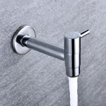 고품질 여분의 긴 수도꼭지 솔리드 황동 야외 정원 세탁기 탭 크롬 도금 표준 G12 스레드 : 바이셀세븐티나인
