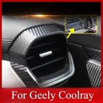 Geely Coolray 용 중앙 제어 필름 전면 왼쪽 오른쪽 반사 방지 장식 보호 탄소 섬유 스티커 : yeonwooyeonwoo