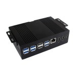 Raspberry Pi 5 컴퓨터 키트 PCIe to 4-Ch USB3.2 Gen1 포트 모듈 박스 RPi 알루미늄 합금 케이스 Pi5 Module BOX-A : 에스에이무역
