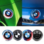 BMW 호환 E36 E46 E53 E90 E60 E61 E93 E87 X1 X3 X5 X7 F30 F20 M 74/82mm 자동차 후드 앞뒤 트렁크 엠블럼 배지 교체용 : 고도핀
