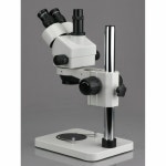 품질보장 AmScope SM-1 시리즈 줌 삼안 실체 현미경 7X-45X 14인치 기둥 스탠드 포함 : 신정종합상사E-10