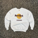 90s 하드락카페 시카고 스웻셔츠 맨투맨 made in USA (XL) : 프롬더텐트