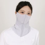 리스타트 그레이 자외선차단 스포츠 마스크 쿨 여름 안면 얼굴 햇빛가리개 회색 : 리스타트샵
