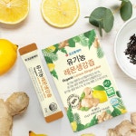 [서흥바이오팜] 코오롱제약 유기농 레몬생강즙 NFC 착즙 레몬수 생강차 : 서흥바이오