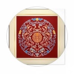 일식집 액자 원형 초밥집 태피스트리 오마카세 벽걸이 소품 : 서원전문무역